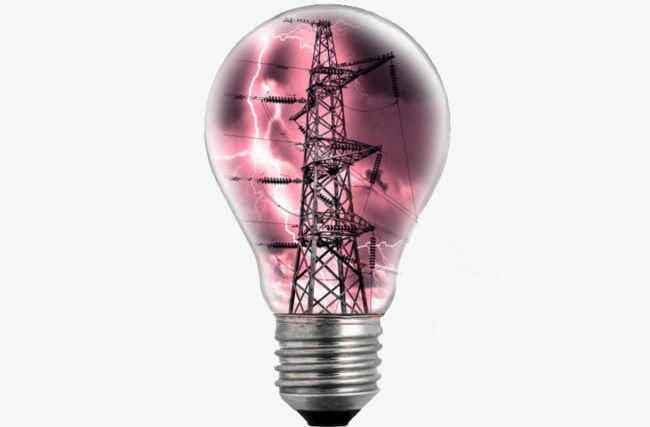 Light Bulb In The High-voltage Tower PNG, Clipart, Bulb, Bulb Clipart, Electric, Electric Tower, High Voltage Clipart Free PNG Download