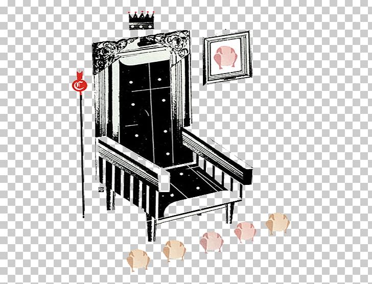 Black And White King Chair PNG, Clipart, Adobe Illustrator, Black, Black And White, Black Background, Black Hair Free PNG Download