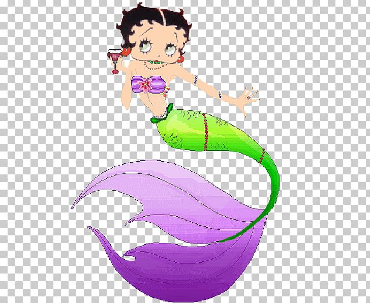 Betty Boop Mermaid Illustration PNG, Clipart, Arm, Art, Betty Boop, Cartoon, Fantasy Free PNG Download