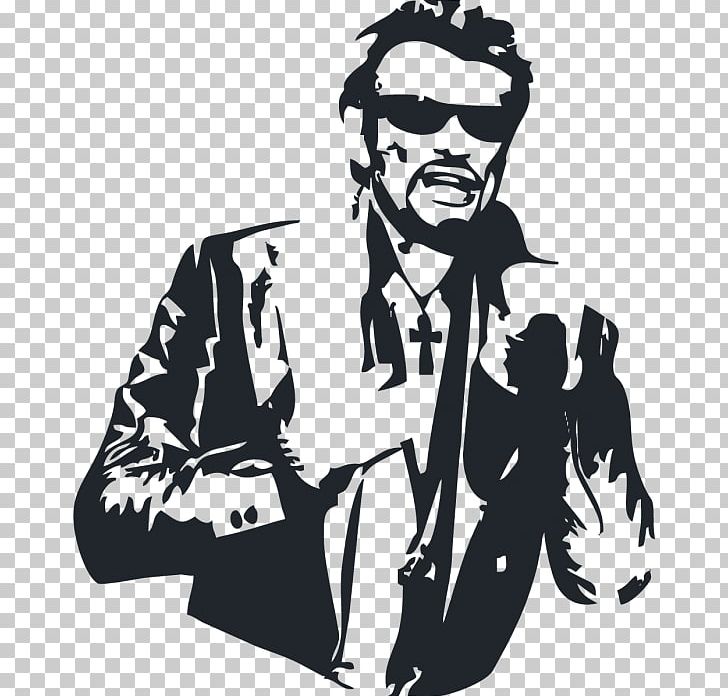 Johnny Hallyday Black And White Sticker France Drawing PNG, Clipart, Art, Black And White, Caricatures, Coloring Book, Drawing Free PNG Download