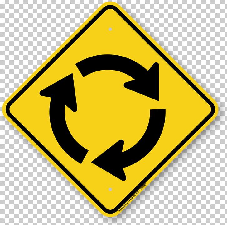 Roundabout Traffic Sign Warning Sign Computer Icons PNG, Clipart, Area, Arrow, Circle, Computer Icons, Intersection Free PNG Download