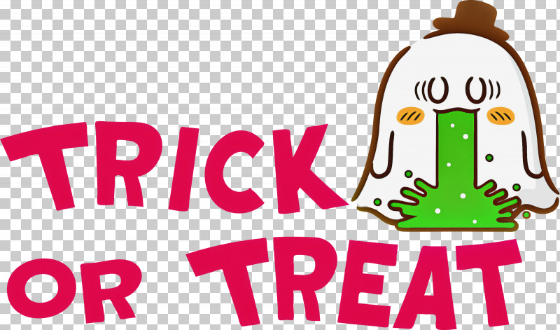 TRICK OR TREAT Halloween PNG, Clipart, Behavior, Cartoon, Geometry, Halloween, Happiness Free PNG Download