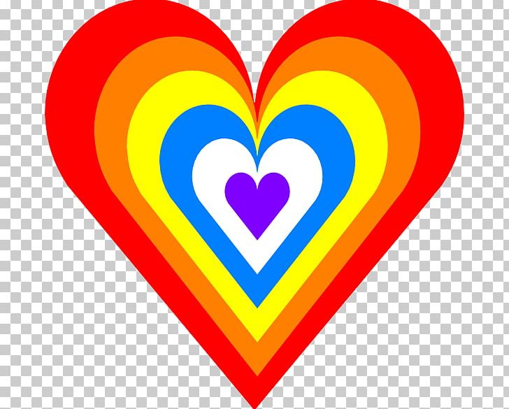 Rainbow Heart Computer Icons PNG, Clipart, Area, Color, Computer Icons, Download, Drawing Free PNG Download