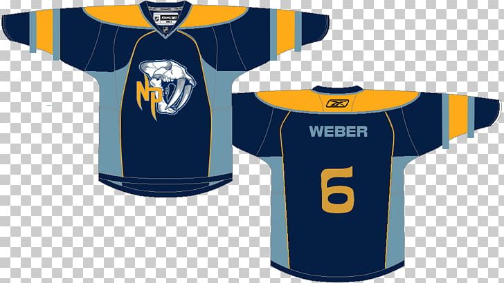 Sports Fan Jersey T-shirt Nashville Predators Logo Product PNG, Clipart, Active Shirt, Blue, Brand, Clothing, Electric Blue Free PNG Download