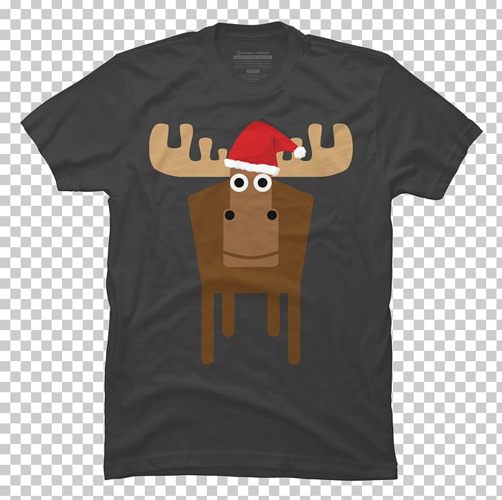 T-shirt Reindeer Hoodie Clothing PNG, Clipart, Active Shirt, Animal, Brand, Brown, Clothing Free PNG Download