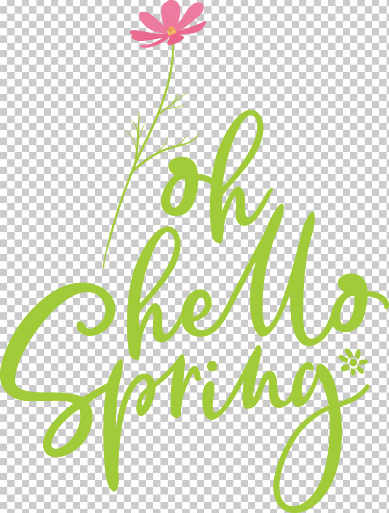 Oh Hello Spring Hello Spring Spring PNG, Clipart, Birthday, Calligraphy, Cartoon, Hello Spring, Logo Free PNG Download