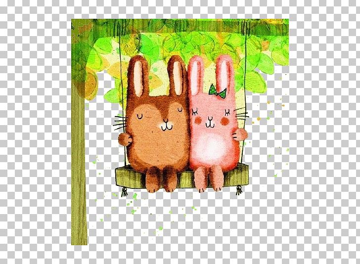 European Rabbit Leporids Drawing Illustration PNG, Clipart, Animals, Art, Artist, Big, Big Tree Free PNG Download