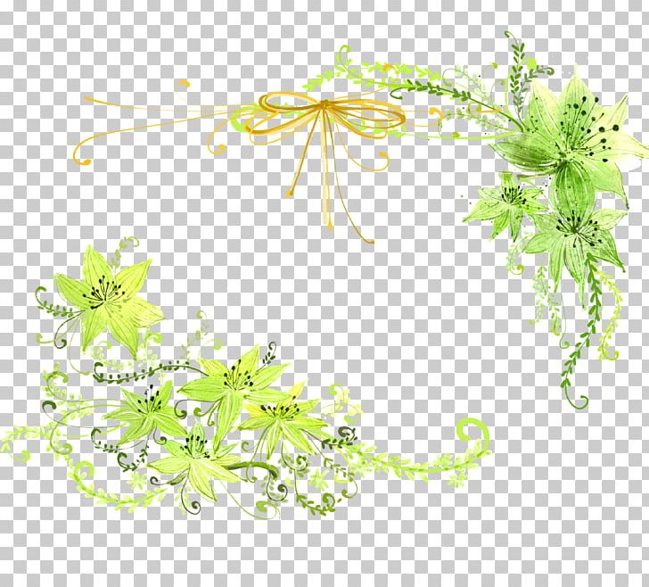 Green Flower Lilium Blue PNG, Clipart, Background, Branch, Flora, Floral Design, Flower Free PNG Download