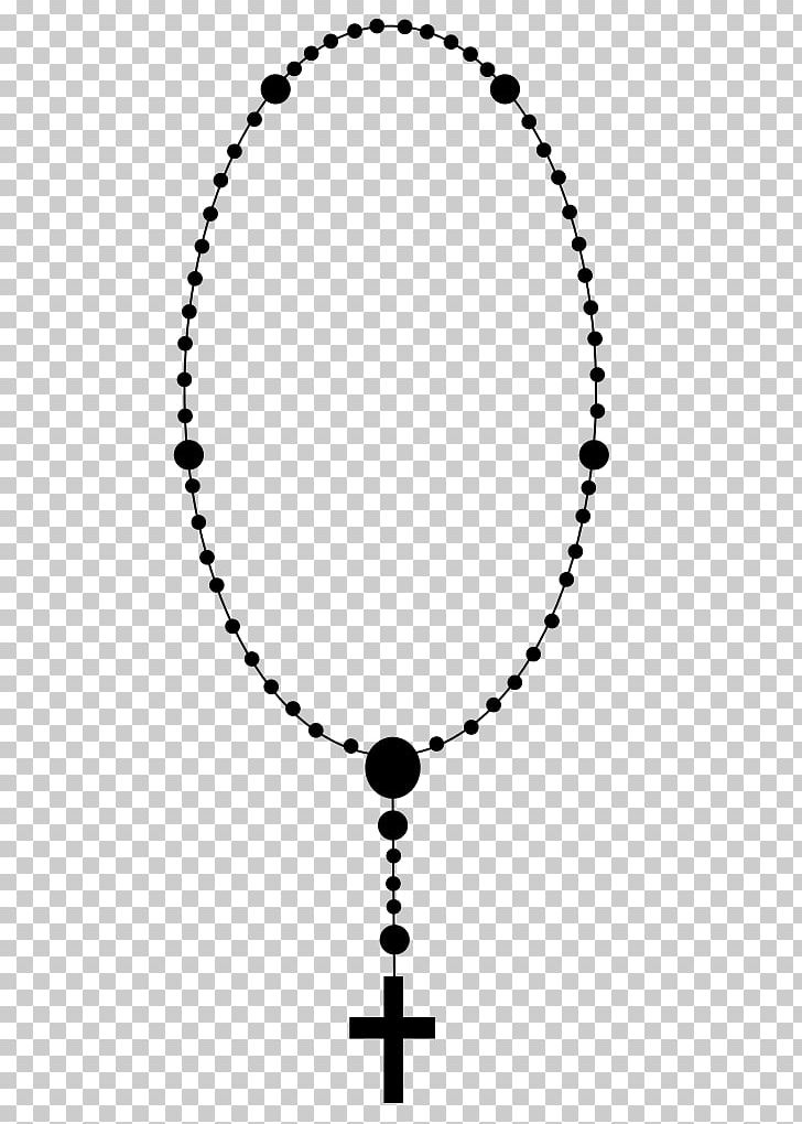 Rosary Holy Land Liturgy Of The Hours Prayer Ave Maria PNG, Clipart, Area, Black, Black And White, Body Jewelry, Crucifix Free PNG Download