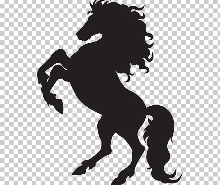 Horse Stallion Rearing Silhouette PNG, Clipart, Animals, Black, Black And White, Bucking, Clip Free PNG Download