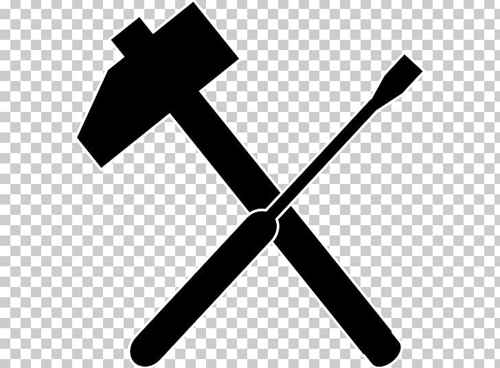 Screwdriver Hammer Architectural Engineering Computer Icons PNG, Clipart, Angle, Architectural Engineering, Black, Black And White, Computer Icons Free PNG Download