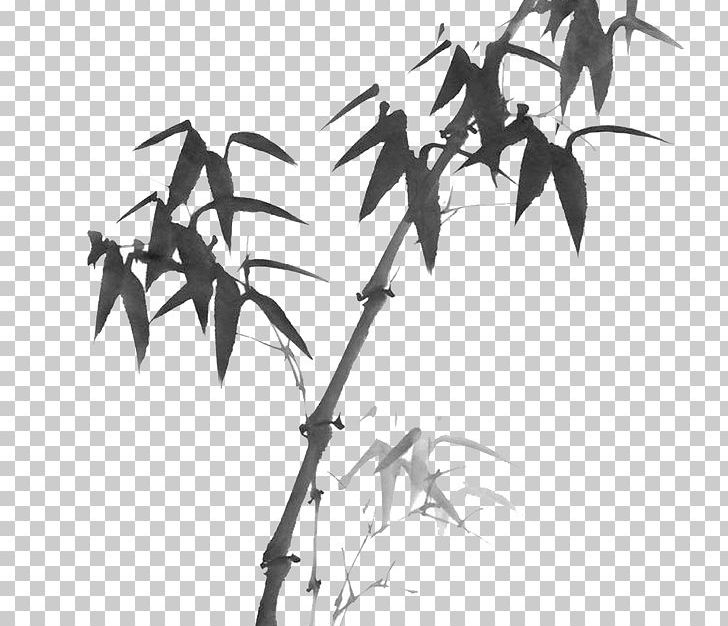 Bamboo Black And White Chinese Painting PNG, Clipart, Angle, Bamboo Border, Bamboo Frame, Bamboo Leaf, Bamboo Leaves Free PNG Download