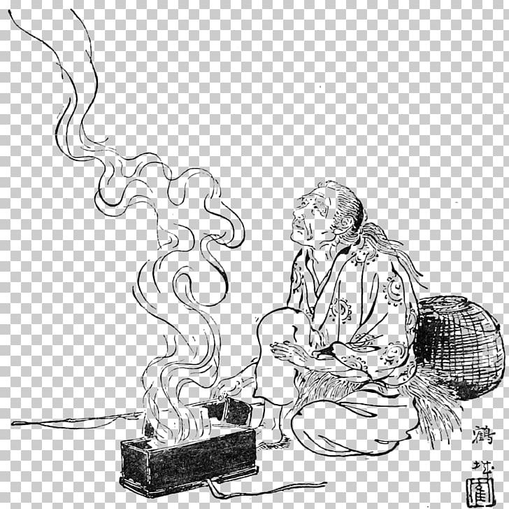 Japan Urashima Tarō Legend Art Sketch PNG, Clipart, Arm, Art, Artwork, Black And White, Cartoon Free PNG Download