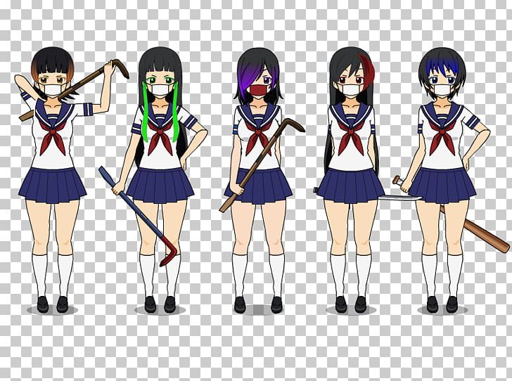 Yandere Simulator Fan Art PNG, Clipart, Anime, Art, Clothing, Cosplay, Costume Free PNG Download