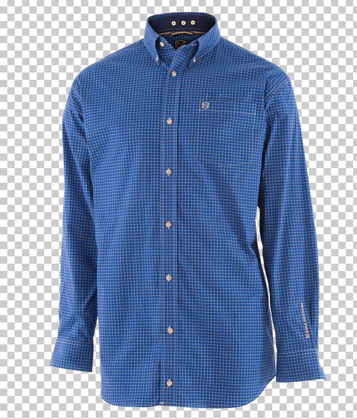Dress Shirt Tartan Collar Button Sleeve PNG, Clipart, Barnes Noble, Blue, Button, Clothing, Cobalt Blue Free PNG Download