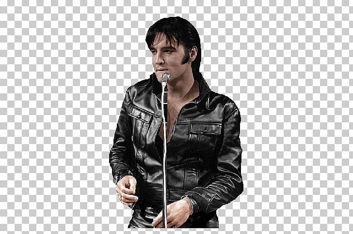 Leather Jacket T-shirt Microphone Outerwear Sleeve PNG, Clipart, Audio, Audio Equipment, Elvis Presley, Jacket, Leather Free PNG Download