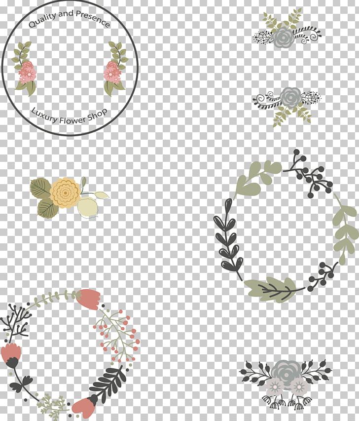 Logo Template Flower PNG, Clipart, Christmas Garland, Color Gradient, Design, Encapsulated Postscript, Flowers Free PNG Download