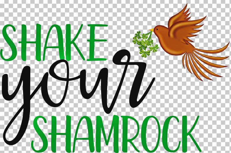Saint Patrick Patricks Day Shake Your Shamrock PNG, Clipart, Beak, Birds, Flower, Logo, Patricks Day Free PNG Download