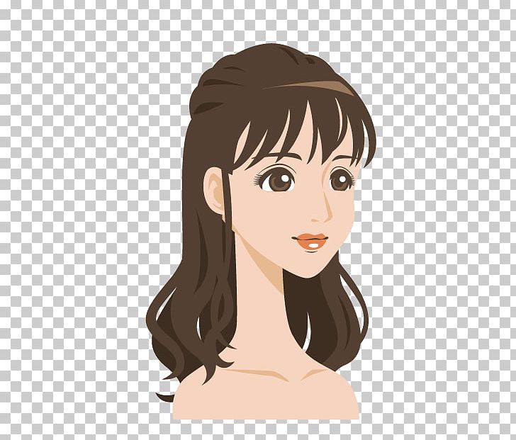 Cartoon Hairstyle Illustration PNG, Clipart, Black Hair, Cartoon Character,  Cartoon Eyes, Cartoon Women, Face Free PNG