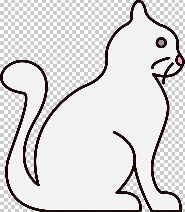Whiskers Kitten Wildcat Dog PNG, Clipart, Animal, Animal Figure, Artwork, Black, Black And White Free PNG Download