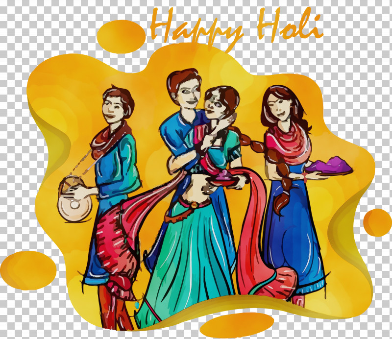 Cartoon Nativity Scene PNG, Clipart, Cartoon, Colorful, Festival, Happy Holi,  Holi Free PNG Download