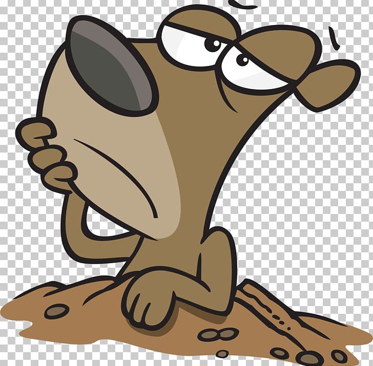 Groundhog Day Cartoon PNG, Clipart, Amphibian, Animation, Art, Beak, Carnivoran Free PNG Download