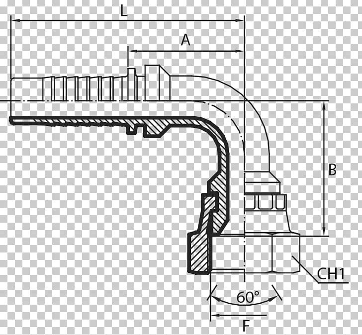 O-ring Technical Drawing Hose Coupling Linkfluid Piping And Plumbing Fitting PNG, Clipart, Angle, Area, Artwork, Black And White, Cone Free PNG Download