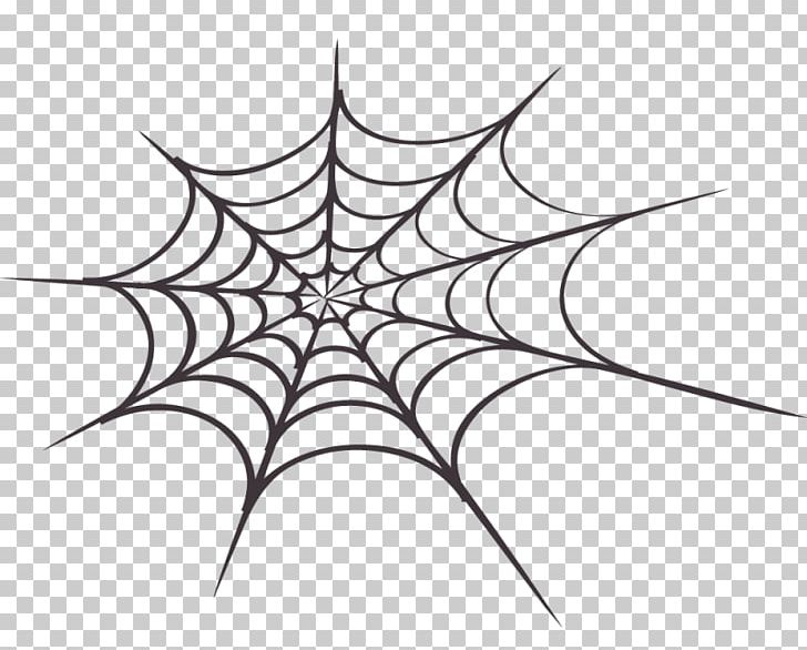 Spider Web Portable Network Graphics Spider-Man PNG, Clipart, Angle, Area, Artwork, Black And White, Circle Free PNG Download