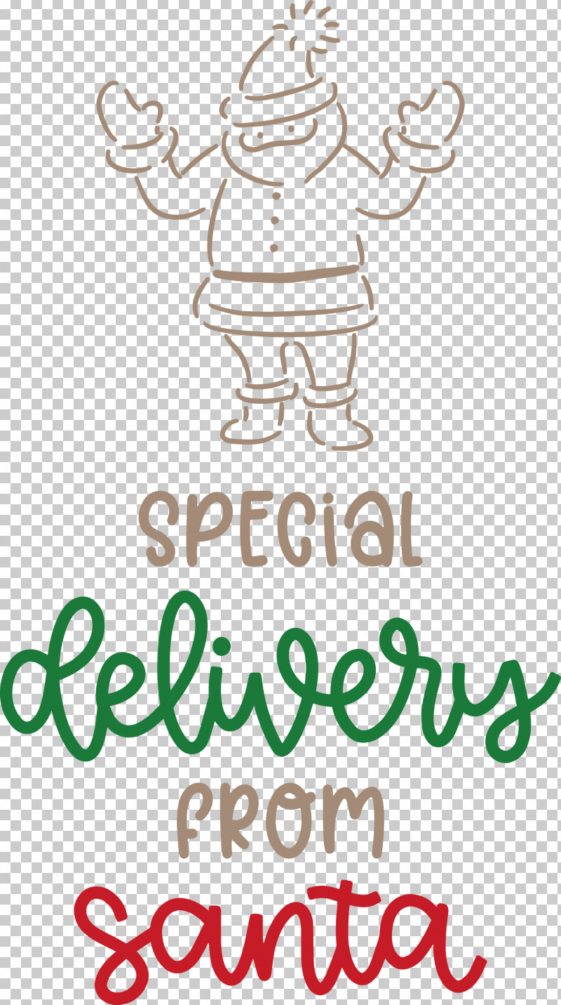 Special Delivery From Santa Santa Christmas PNG, Clipart, Behavior, Christmas, Geometry, Happiness, Human Free PNG Download