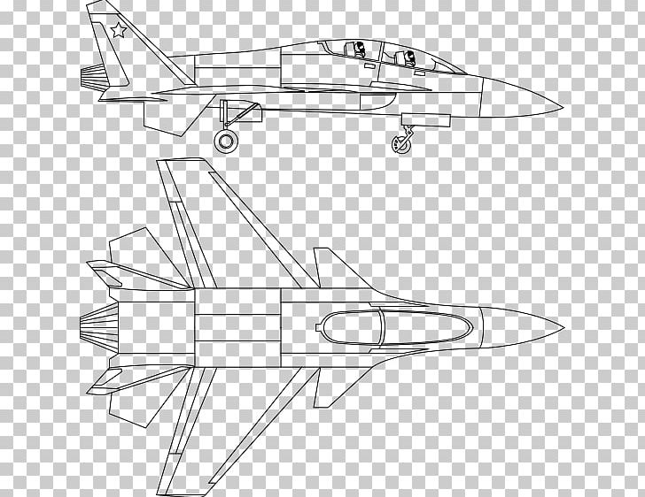 Sukhoi S-54 Airplane Aircraft Sukhoi Su-27 Sukhoi Su-33 PNG, Clipart, Aerospace Engineering, Angle, Artwork, Aviation, Black And White Free PNG Download