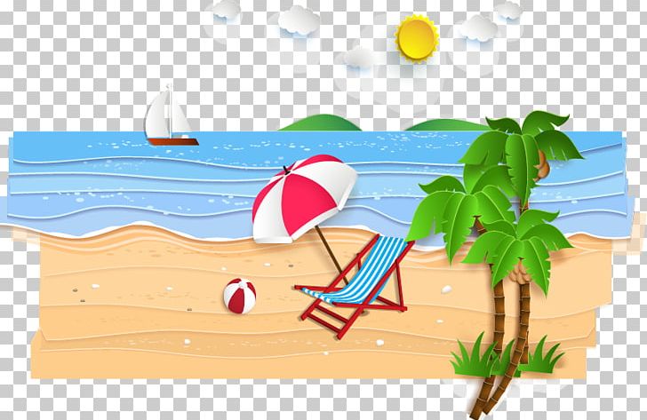Papercutting Illustration PNG, Clipart, Adobe Illustrator, Area, Art, Beach, Beach Vector Free PNG Download