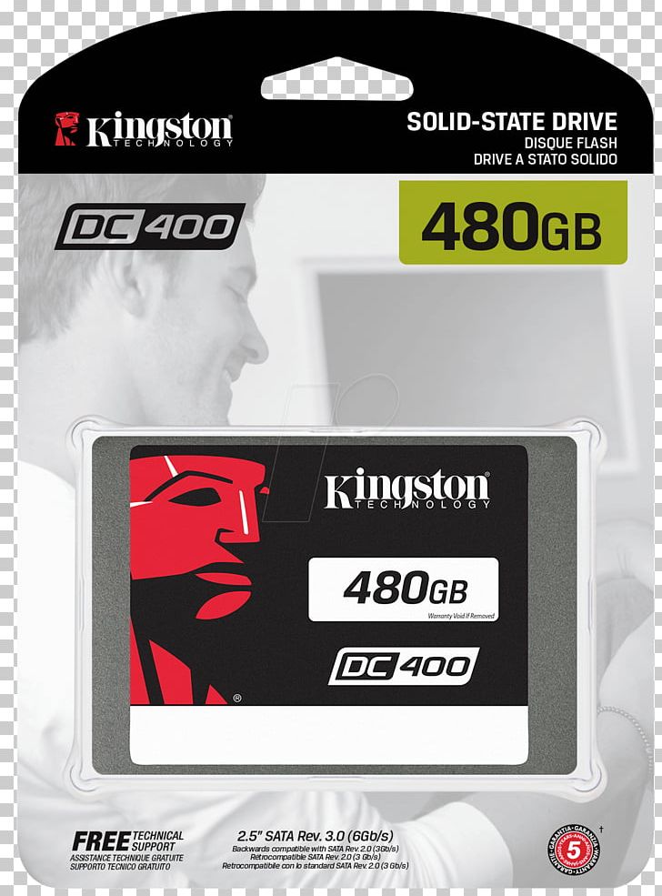 Solid-state Drive Kingston SSDNow DC400 Internal Hard Drive SATA 6Gb/s 2.5" 1.00 5 Years Warranty 4800000000.00 Hard Drives Kingston Technology Serial ATA PNG, Clipart, Brand, Data Storage, Disk Storage, Electronic Device, Electronics Accessory Free PNG Download