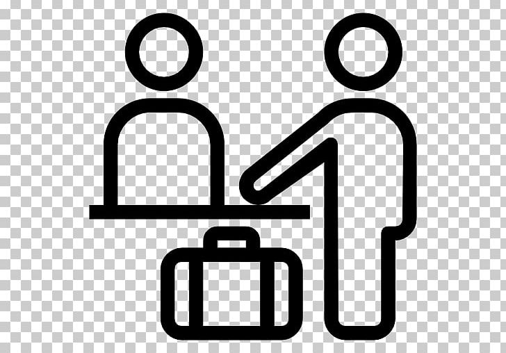 Computer Icons Airport Check-in Hotel Receptionist PNG, Clipart, Airport Checkin, Area, Black And White, Checkin, Computer Icons Free PNG Download