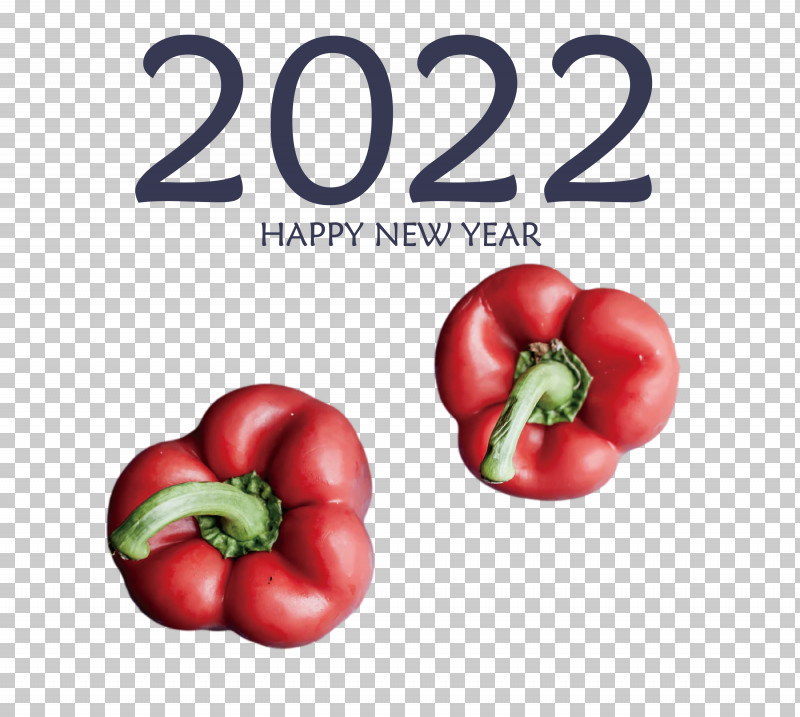 2022 Happy New Year 2022 New Year 2022 PNG, Clipart, Bell Pepper, Bush Tomato, Chili Pepper, Local Food, Meter Free PNG Download