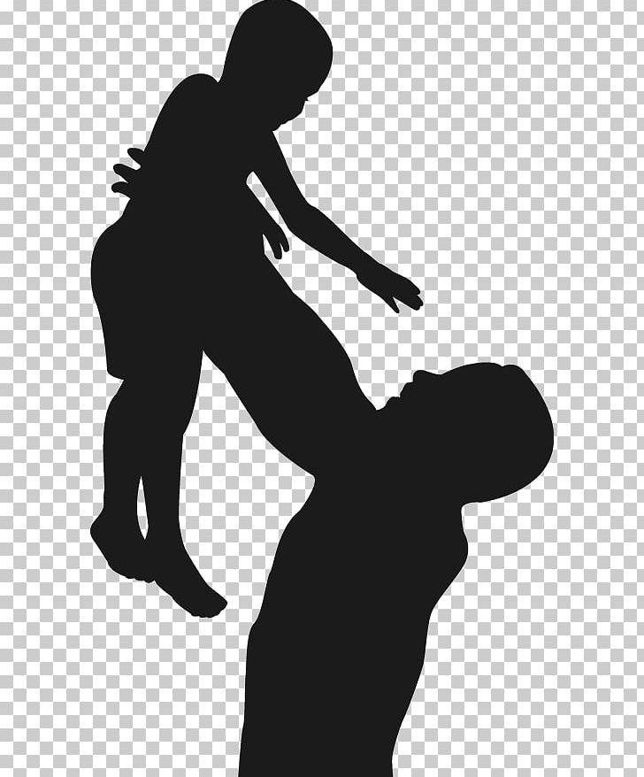 Silhouette Fathers Day PNG, Clipart, Arm, Black, Encapsulated Postscript, Father, Hand Free PNG Download