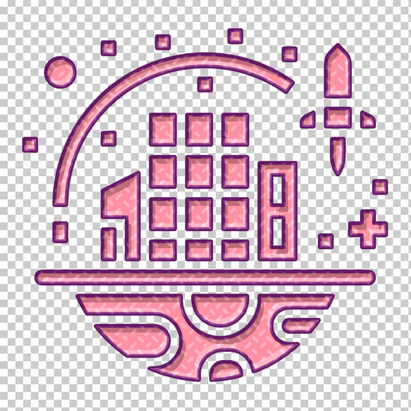 Technologies Disruption Icon Moon Icon Space Colonization Icon PNG, Clipart, Circle, Line, Logo, Moon Icon, Pink Free PNG Download