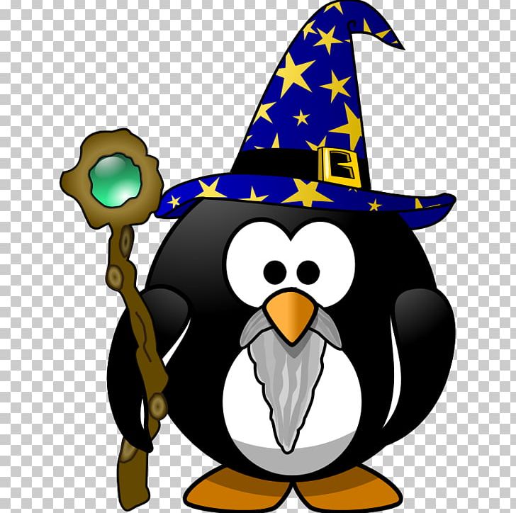 Penguin Bird Gandalf Magician PNG, Clipart, Artwork, Beak, Bird, Flightless Bird, Gandalf Free PNG Download