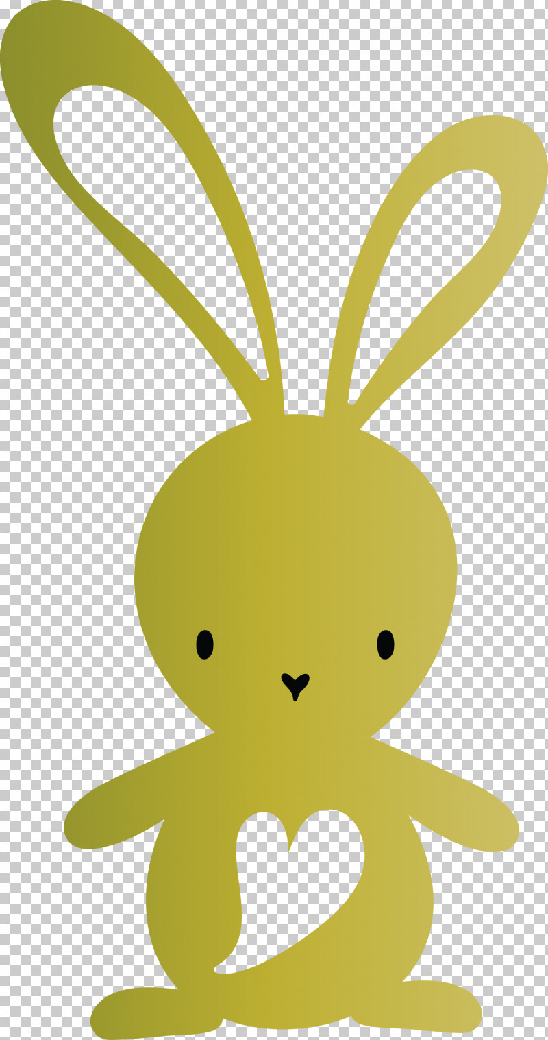 Cute Easter Bunny Easter Day PNG, Clipart, Animal Figure, Cartoon, Cute Easter Bunny, Easter Day, Yellow Free PNG Download