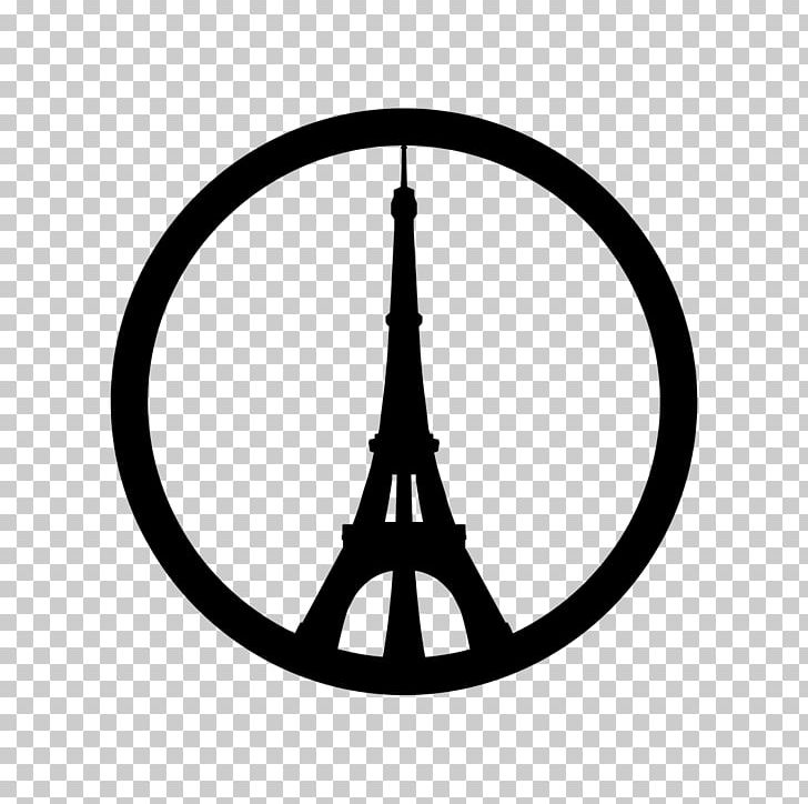Eiffel Tower November 2015 Paris Attacks Peace For Paris Peace Symbols PNG, Clipart, Black And White, Brand, Circle, Eiffel Tower, France Free PNG Download