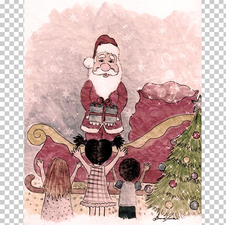 Santa Claus Christmas Ornament Panettone PNG, Clipart, Aquarela, Art, Cartoon, Child, Christmas Free PNG Download