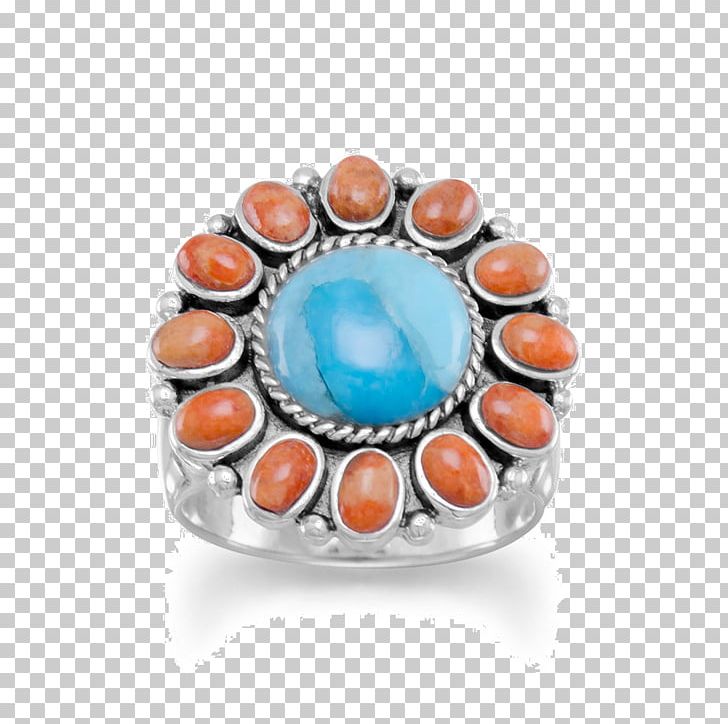 Turquoise Sterling Silver Ring Red Coral PNG, Clipart, Body Jewelry, Coral, Diamond, Fashion Accessory, Gemstone Free PNG Download