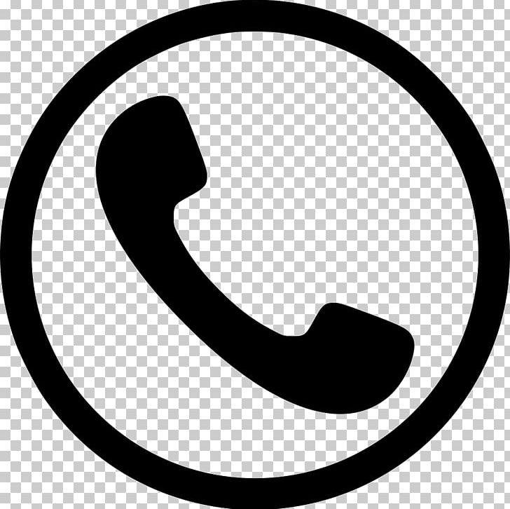 Computer Icons Telephone Handset Mobile Phones Png Clipart Area Black And White Circle Computer Icons Email