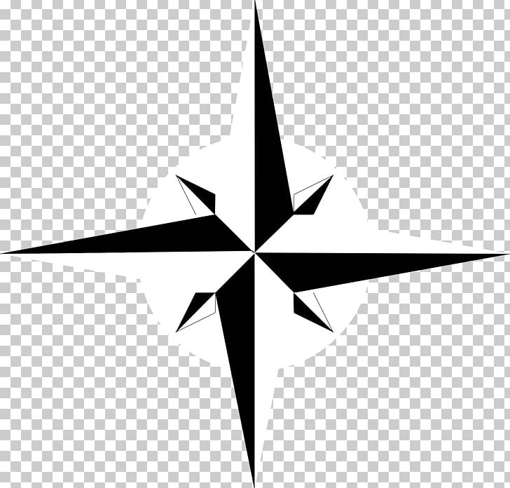 Polaris Pole Star PNG, Clipart, Angle, Black And White, Clip Art, Compass, Compass Rose Free PNG Download