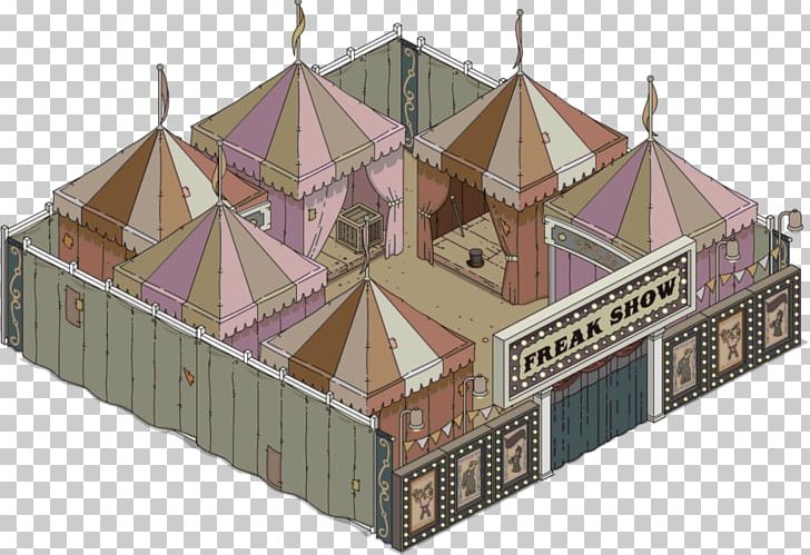 The Simpsons: Tapped Out Freak Show Television Show Circus Treehouse Of Horror XXIV PNG, Clipart, American Horror Story, American Horror Story Freak Show, Angle, Architecture, Building Free PNG Download