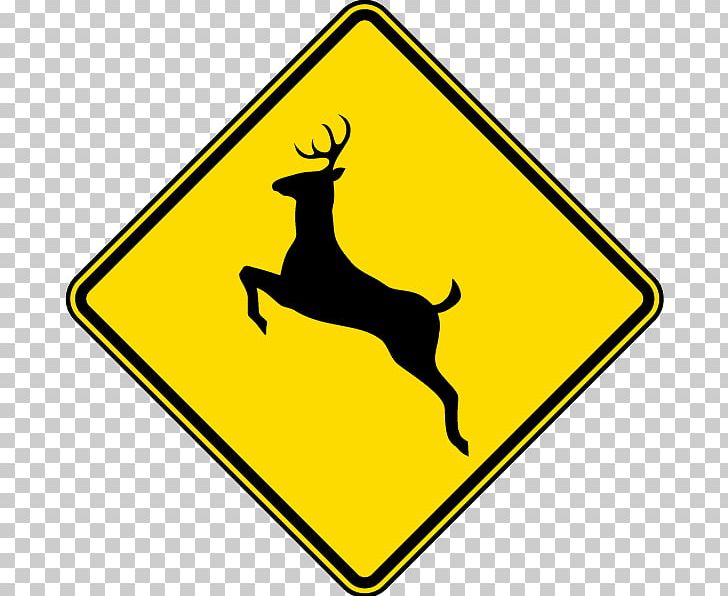 Deer Traffic Sign Warning Sign Road PNG, Clipart, Animals, Antler, Area, Black And White, Carriageway Free PNG Download