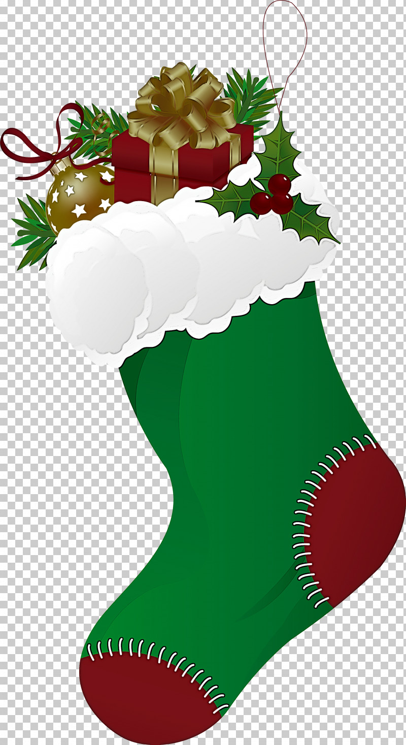 Christmas Stocking PNG, Clipart, Christmas, Christmas Decoration, Christmas Stocking, Fir, Holly Free PNG Download