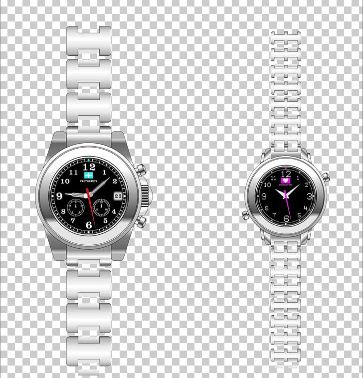 Watch Designer Fashion Accessory Strap PNG, Clipart, Black, Black Watch, Bracelet, Brand, Cartoon Couple Free PNG Download