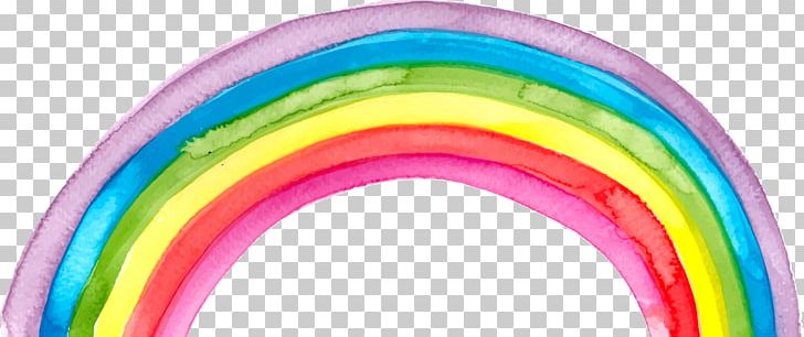Rainbow Watercolor Painting PNG, Clipart, Cartoon, Circle, Color, Decorative Patterns, Download Free PNG Download