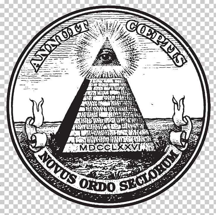 Illuminati: New World Order Eye Of Providence Freemasonry Illuminati: New World Order PNG, Clipart, Black And White, Circle, Currency, Esotericism, Great Seal Of The United States Free PNG Download