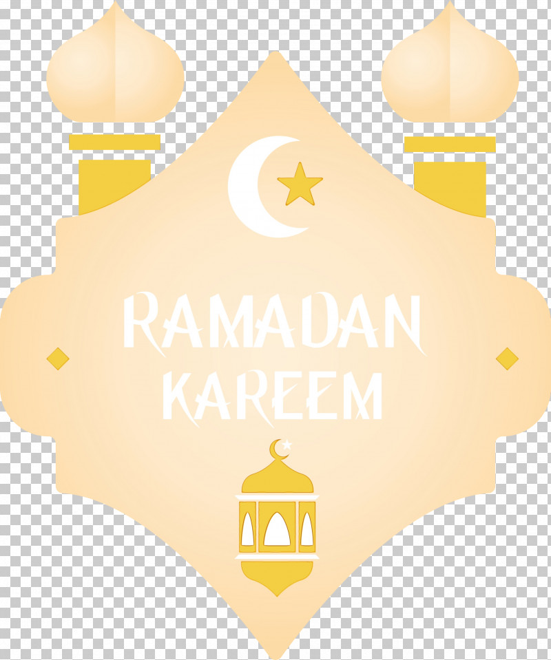 Yellow Logo Beige Label PNG, Clipart, Beige, Label, Logo, Paint, Ramadan Kareem Free PNG Download